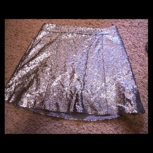 Silver skirt